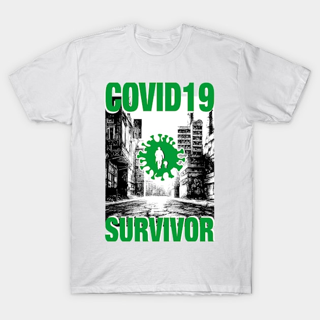 SURVIVAL COVID19 T-Shirt by Capdepol